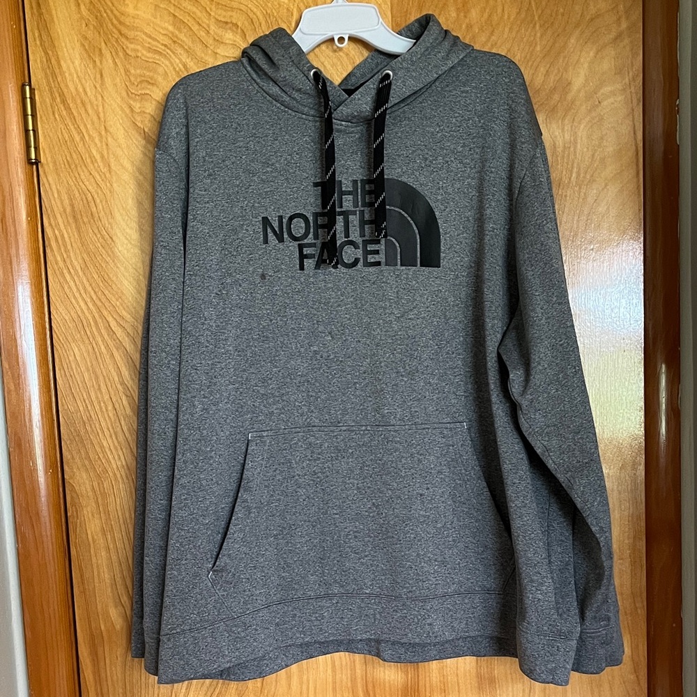 The North Face Dark Gray Logo Pullover Hoodie